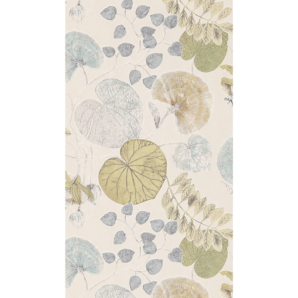 Dardanella Wallpaper 111258 by Harlequin in Ink Chartreuse Yellow